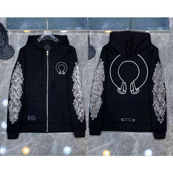 luxury mens classic zipper fashion ch sweatshirts hoodies designer horseshoe sanskrit cross print pullover hooded sweater woman loose jackts, Black
luxury mens classic zipper fashion ch sweatshirts hoodies designer horseshoe sanskrit cross print pullover hooded sweater woman loose jackts, Black