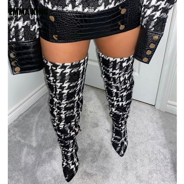 fashion pointed toe thin heels boots women snakeskin leather over the knee blade side zipper thigh high, Black
fashion pointed toe thin heels boots women snakeskin leather over the knee blade side zipper thigh high, Black