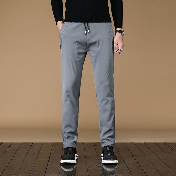 men's pants plain fashion trend korean style for men pocket with zipper, Black
men's pants plain fashion trend korean style for men pocket with zipper, Black
