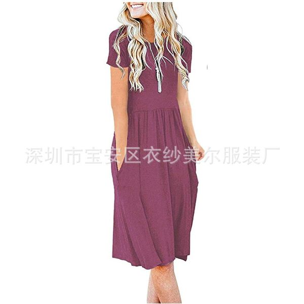 sleeve dress high 2021 pocket women's waist short pleated loose swing casual trumpet skirt, White;black
sleeve dress high 2021 pocket women's waist short pleated loose swing casual trumpet skirt, White;black