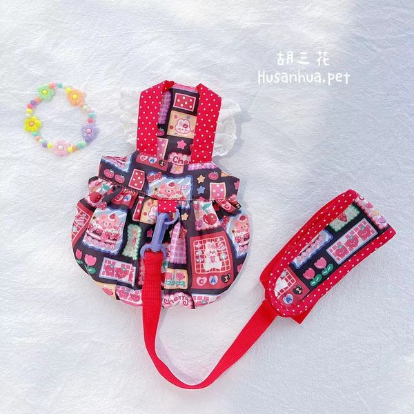 pet cloth dog cat pumpkin vt skirt lovely lolita suspender teddy bear out traction rope
pet cloth dog cat pumpkin vt skirt lovely lolita suspender teddy bear out traction rope