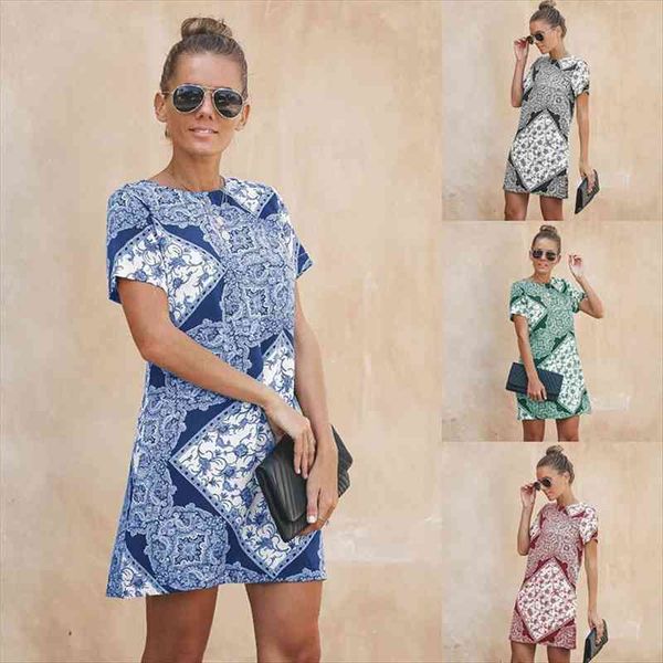 europe short sleeve casual women dress mini print o neck distressed regular dresses streetwear lady clothing spring summer s 2xl, Black;gray
europe short sleeve casual women dress mini print o neck distressed regular dresses streetwear lady clothing spring summer s 2xl, Black;gray