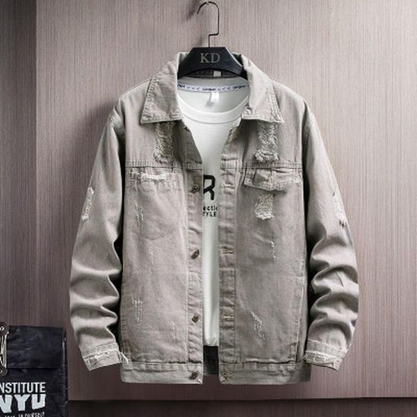 men's jackets 2021 spring and autumn denim jacket slim cotton ripped youth men size m-4xl, Black;brown
men's jackets 2021 spring and autumn denim jacket slim cotton ripped youth men size m-4xl, Black;brown