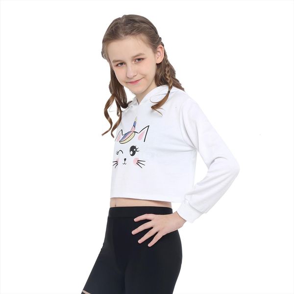 kids girls children ballet dance tank long sleeves hooded short sweatshirts cartoon pattern printed crop dancewear, Black
kids girls children ballet dance tank long sleeves hooded short sweatshirts cartoon pattern printed crop dancewear, Black