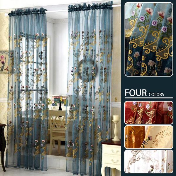 pastoral style window tulle curtains jacquard embroidery flower screen for living room bedroom kitchen sheer curtain & drapes
pastoral style window tulle curtains jacquard embroidery flower screen for living room bedroom kitchen sheer curtain & drapes