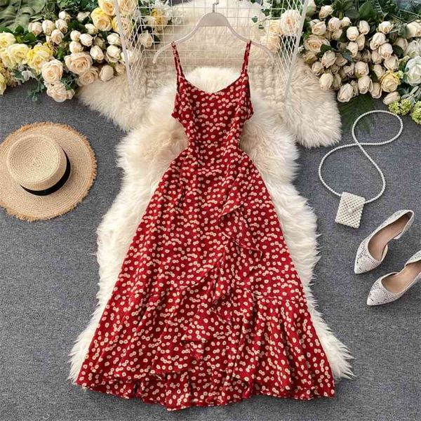 floral print dress women fashion clothing sweet irregular ruffled sleeveless vestidos l906 210527, Black;gray
floral print dress women fashion clothing sweet irregular ruffled sleeveless vestidos l906 210527, Black;gray