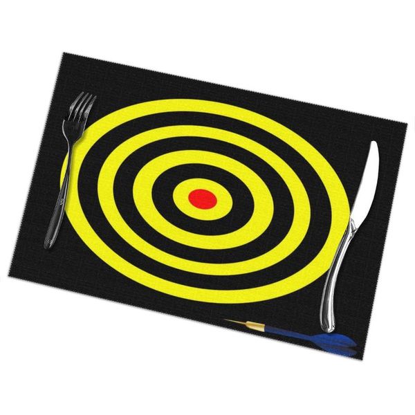 mats & pads 6pcs placemat for dining table darts target sport print heat-resistant kitchen accessories
mats & pads 6pcs placemat for dining table darts target sport print heat-resistant kitchen accessories