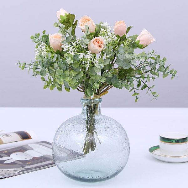 bunch artificial flower lulian gypsophila silk rose eucalyptus hybrid bouquet for home wedding decoration fake flowers decorative & wreaths
bunch artificial flower lulian gypsophila silk rose eucalyptus hybrid bouquet for home wedding decoration fake flowers decorative & wreaths
