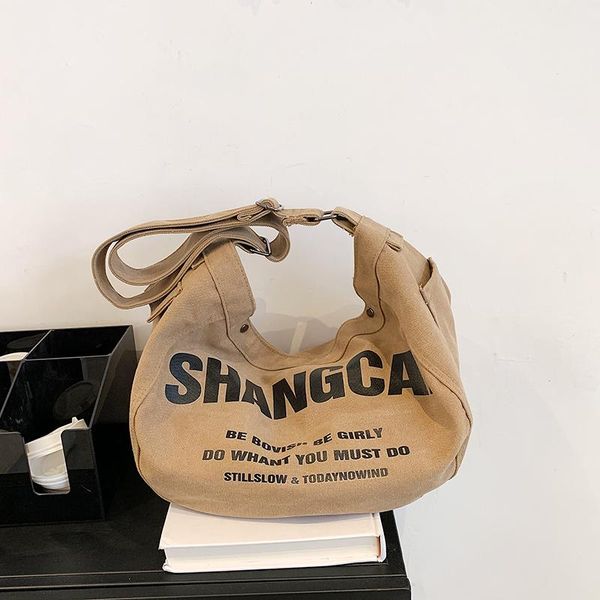 evening bags hylhexyr 2021 fashion women's canvas tote portable single shoulder bag female messenger letter printed zipper handbags
evening bags hylhexyr 2021 fashion women's canvas tote portable single shoulder bag female messenger letter printed zipper handbags