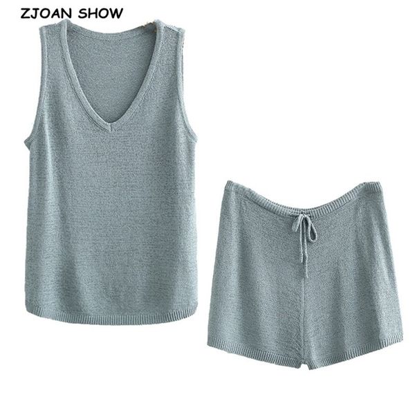 2 pieces set boho v neck knitted suits women sleeveless tanks and shorts elegant summer high waist beach bikini rompers 210429, White
2 pieces set boho v neck knitted suits women sleeveless tanks and shorts elegant summer high waist beach bikini rompers 210429, White