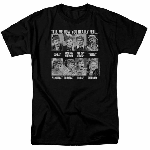 i love lucy tell me how you really feel t shirt licensed tv show tee black, White;black
i love lucy tell me how you really feel t shirt licensed tv show tee black, White;black