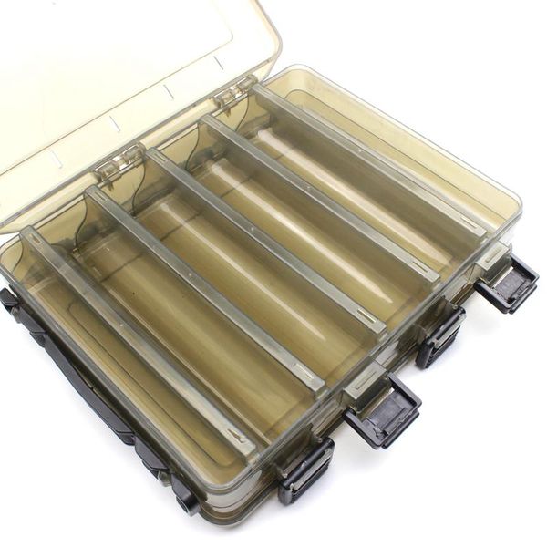fishing accessories lure box double sided tackle pesca minnows bait container 20cm*15cm*5cm
fishing accessories lure box double sided tackle pesca minnows bait container 20cm*15cm*5cm