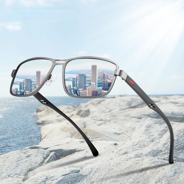 sunglasses 2021 fashion men polarized square metal frame male sun glasses driving fishing night vision zonnebril heren, White;black
sunglasses 2021 fashion men polarized square metal frame male sun glasses driving fishing night vision zonnebril heren, White;black