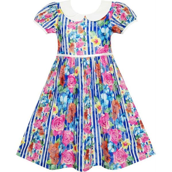 girl's dresses girls dress turn-down collar striped blooming rose flower 2021 summer princess wedding party size 4-12 carnival vestidos, Red;yellow
girl's dresses girls dress turn-down collar striped blooming rose flower 2021 summer princess wedding party size 4-12 carnival vestidos, Red;yellow