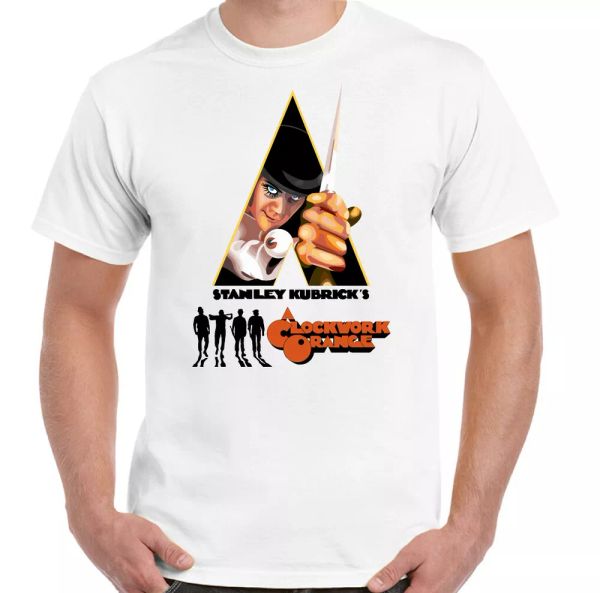 A Clockwork Orange T-Shirt Mens Retro 70s Movie Stanley Kubrick Poster Film Top, White;black
A Clockwork Orange T-Shirt Mens Retro 70s Movie Stanley Kubrick Poster Film Top, White;black