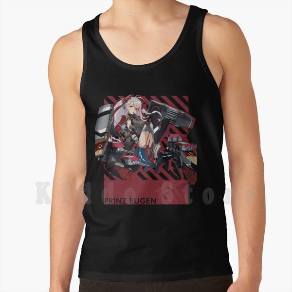 prinz eugen azur lane typography 5 tank vest sleeveless ship battle girls anime gacha game, White;black
prinz eugen azur lane typography 5 tank vest sleeveless ship battle girls anime gacha game, White;black