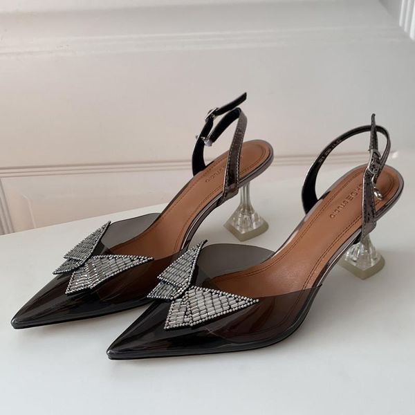 rhinestone pvc sequins sandals women crystal cup high heel shoes peep toe butterfly pointed transparent heels 7.5cm dress, Black
rhinestone pvc sequins sandals women crystal cup high heel shoes peep toe butterfly pointed transparent heels 7.5cm dress, Black