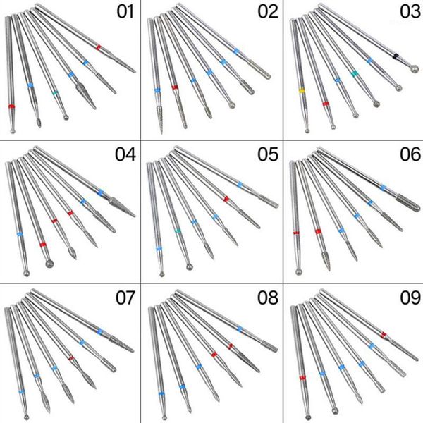 6pcs /set art diamond nail drill bit boren set manicure machine accessoires burr pedicure tool1, Silver
6pcs /set art diamond nail drill bit boren set manicure machine accessoires burr pedicure tool1, Silver