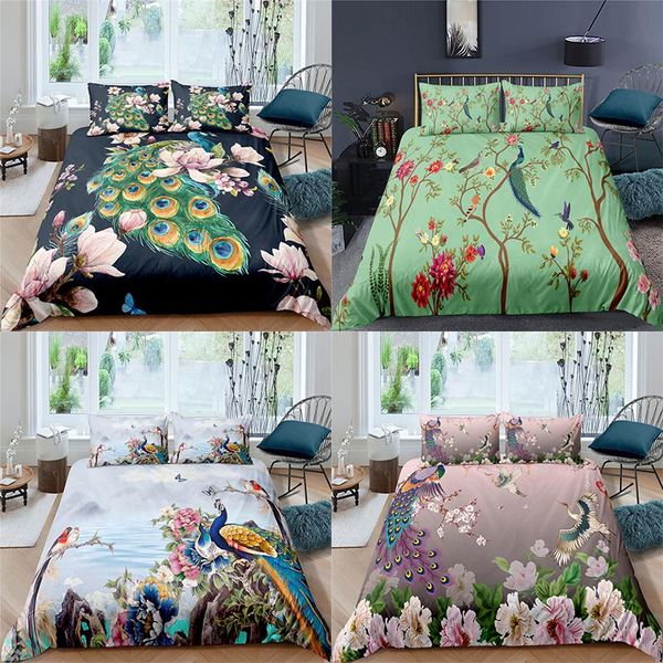 home textile luxury 3d peacock print 2/3pcs comfortable duvet cover pillowcase bedding sets and king eu/us/au size
home textile luxury 3d peacock print 2/3pcs comfortable duvet cover pillowcase bedding sets and king eu/us/au size