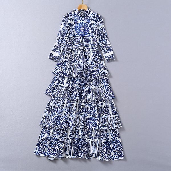 dresses european american women's wear winter style long - sleeved stud collar fashiona blue and white printed cake dress uhmp, Black;gray
dresses european american women's wear winter style long - sleeved stud collar fashiona blue and white printed cake dress uhmp, Black;gray