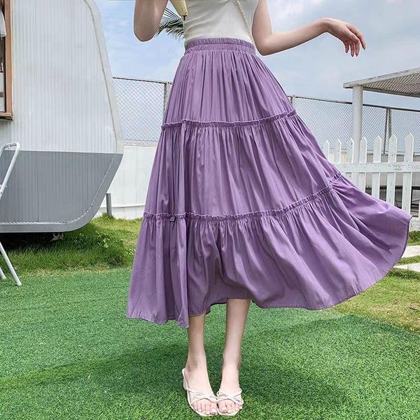 skirts 2021 summer women clothes fashion vintage high waist elastic slim solid long casual a-line for girls chic z226, Black
skirts 2021 summer women clothes fashion vintage high waist elastic slim solid long casual a-line for girls chic z226, Black