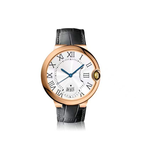men's automatic mechanical watch luxury requin brand blue balloon gold stainless steel case sapphire black leather strap white three-ha, Slivery;brown
men's automatic mechanical watch luxury requin brand blue balloon gold stainless steel case sapphire black leather strap white three-ha, Slivery;brown