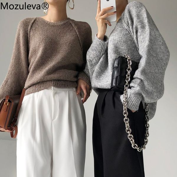 mozuleva autumn korean solid knitted thien pullover loose sweater women jumper winter soft warm long sleeve fluffy knitwear, Black
mozuleva autumn korean solid knitted thien pullover loose sweater women jumper winter soft warm long sleeve fluffy knitwear, Black