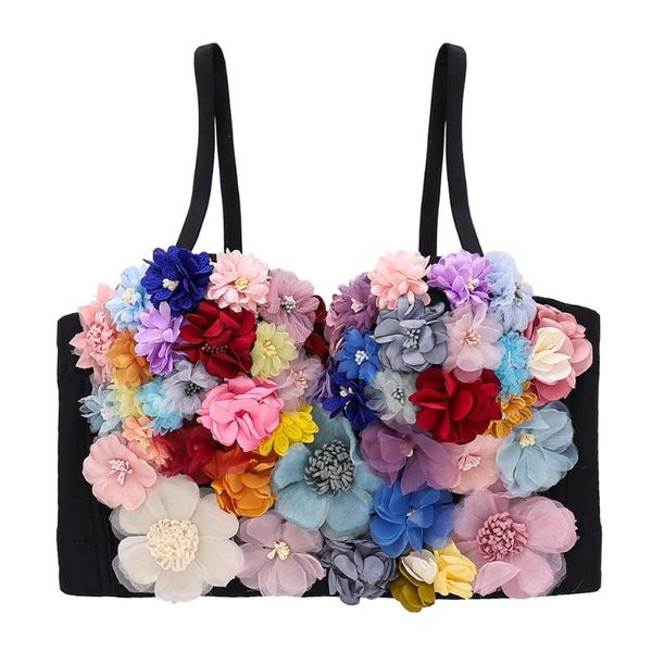 women's tanks & camis women spaghetti strap bustier bra 3d colorful artificial floral push up camisole vest wedding club party v-neck c, White
women's tanks & camis women spaghetti strap bustier bra 3d colorful artificial floral push up camisole vest wedding club party v-neck c, White