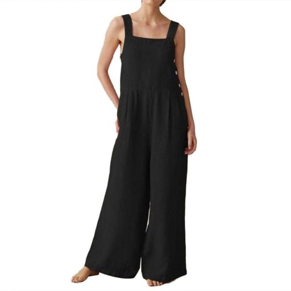 women's pants & capris 70% sell women sleeveless buttons pockets wide leg jumpsuit bib overall work clothes, Black;white
women's pants & capris 70% sell women sleeveless buttons pockets wide leg jumpsuit bib overall work clothes, Black;white