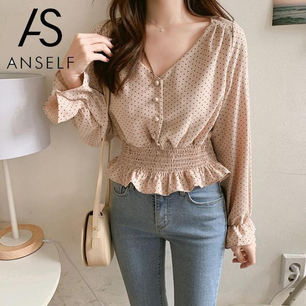 autumn blouse women polka dot print female shirts ruched button long flare sleeve v neck ruffle elegant street wear women's blouses &, White
autumn blouse women polka dot print female shirts ruched button long flare sleeve v neck ruffle elegant street wear women's blouses &, White