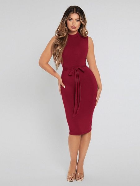 mock neck belted bodycon dress q6sh#, Black;gray
mock neck belted bodycon dress q6sh#, Black;gray