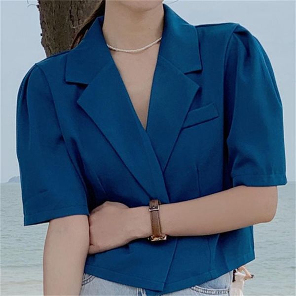 women's suits & blazers hzirip 2021 short sleeves slim all-match gentle high waist coats stylish femme solid summer ol jackets, White;black
women's suits & blazers hzirip 2021 short sleeves slim all-match gentle high waist coats stylish femme solid summer ol jackets, White;black