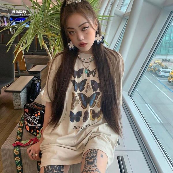 butterfly aesthetic t shirt butterflies in my stomach graphic tee harajuku hipster cute flower women's casual t-shirt, White
butterfly aesthetic t shirt butterflies in my stomach graphic tee harajuku hipster cute flower women's casual t-shirt, White
