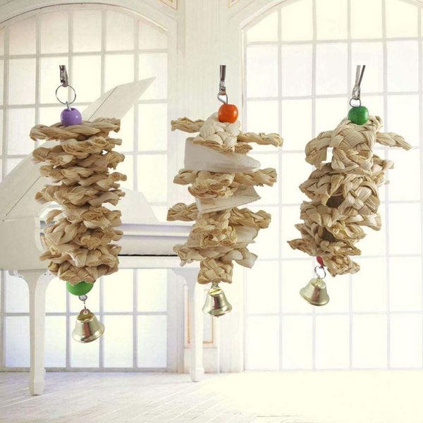 other bird supplies pet parrot natural grass toys chewing bite hanging cage bell swing climb playing decoration pendant
other bird supplies pet parrot natural grass toys chewing bite hanging cage bell swing climb playing decoration pendant
