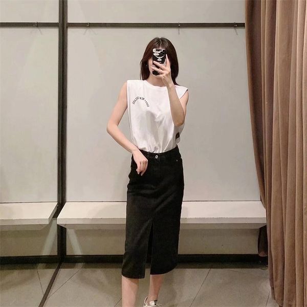 skirts klacwaya women's classic black straight front split mid-length high-waist denim skirt spring and summer
skirts klacwaya women's classic black straight front split mid-length high-waist denim skirt spring and summer