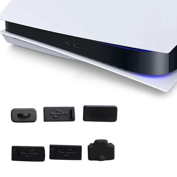 game controllers & joysticks for ps5 console 6pcs black silicone dust plugs set usb hdm interface anti-dust cover dustproof plug accessories
game controllers & joysticks for ps5 console 6pcs black silicone dust plugs set usb hdm interface anti-dust cover dustproof plug accessories