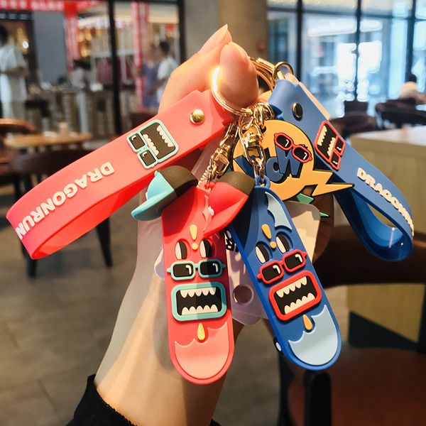 2021 fashion keychain creative crazy skateboard toon couple bag key chain ring car pendant small gift, Silver
2021 fashion keychain creative crazy skateboard toon couple bag key chain ring car pendant small gift, Silver