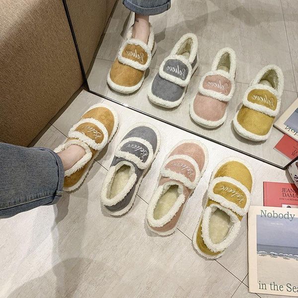 slippers 2021 autumn winter warm plush cotton women non-slip home slides woman flat soft indoor outdoor couples shoes, Black
slippers 2021 autumn winter warm plush cotton women non-slip home slides woman flat soft indoor outdoor couples shoes, Black