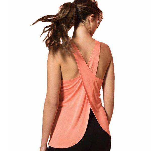 running jerseys back cross vest women solid color fitness sleeveless breathable loose simple gym workout sports clothes 2021, Black;blue
running jerseys back cross vest women solid color fitness sleeveless breathable loose simple gym workout sports clothes 2021, Black;blue