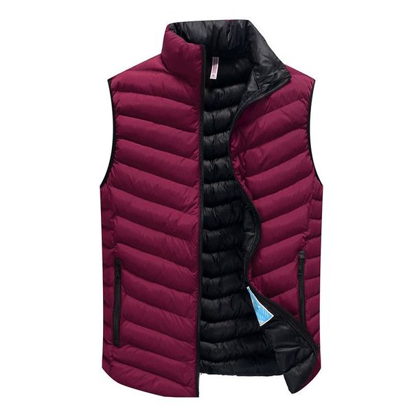 men's vests cotton warm down jacket sleeveless sports vest simple autumn and winter my118, Black;white
men's vests cotton warm down jacket sleeveless sports vest simple autumn and winter my118, Black;white