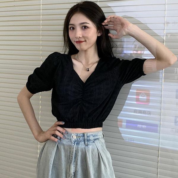 women's blouses & shirts bethquenoy woman crop poleras mujer camisetas v-neck women summer ladies black white t shirt femme bluzka
women's blouses & shirts bethquenoy woman crop poleras mujer camisetas v-neck women summer ladies black white t shirt femme bluzka