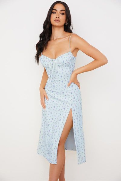casual dresses women floral lady spaghetti strap bustier irregural split summer midi dress printing, Black;gray
casual dresses women floral lady spaghetti strap bustier irregural split summer midi dress printing, Black;gray