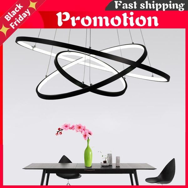pendant lamps d100cm black/white modern lights for living room dining 4/3/2/1 circle rings acrylic aluminum body led lamp
pendant lamps d100cm black/white modern lights for living room dining 4/3/2/1 circle rings acrylic aluminum body led lamp