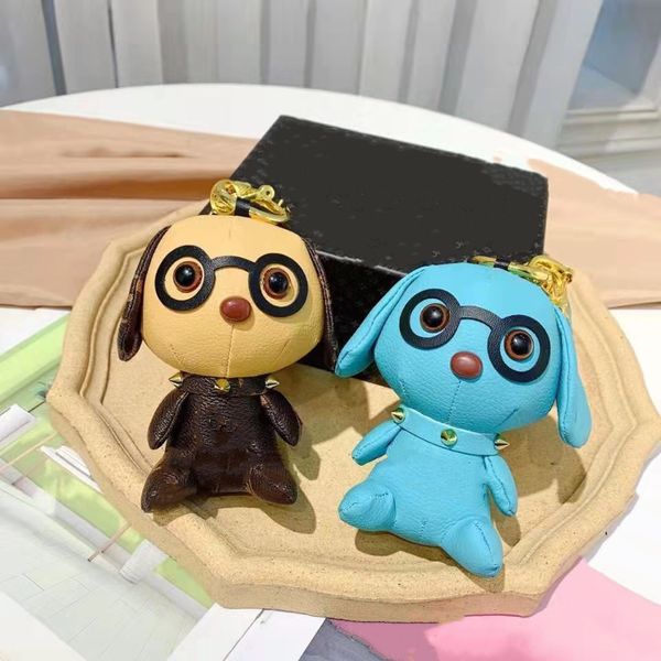 designer cartoon animal creative key pu leather glasses lucky dog pattern car key chain jewelry gifts accessories gift box, Silver
designer cartoon animal creative key pu leather glasses lucky dog pattern car key chain jewelry gifts accessories gift box, Silver