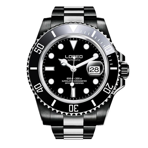 wristwatches loreo mens automatic mechanical watches diving 200m relogio reloj hombre automatico sapphire crystal mekanik erkek kol saati, Slivery;brown
wristwatches loreo mens automatic mechanical watches diving 200m relogio reloj hombre automatico sapphire crystal mekanik erkek kol saati, Slivery;brown