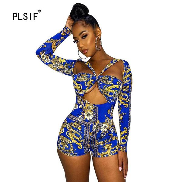 women's jumpsuits & rompers european vintage print lady playsuits hanging neck design hollow out catsuits club shorts, Black;white
women's jumpsuits & rompers european vintage print lady playsuits hanging neck design hollow out catsuits club shorts, Black;white
