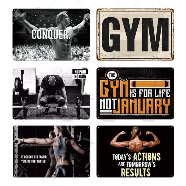gym sign metal poster plaque metal work out wall decor for man cave gym tin sign decorative platea
gym sign metal poster plaque metal work out wall decor for man cave gym tin sign decorative platea