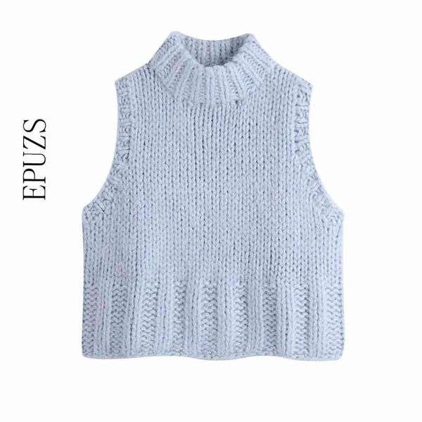 za blue knit vest sweater women knitted sleeveless sweater fashion women sweaters casual pullover 210521, Black;white
za blue knit vest sweater women knitted sleeveless sweater fashion women sweaters casual pullover 210521, Black;white