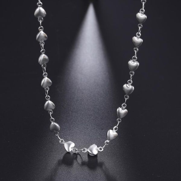 chains eueavan 5pcs fashion necklace hearts gute stainless steel wholesale jewelry gifts for women, Silver
chains eueavan 5pcs fashion necklace hearts gute stainless steel wholesale jewelry gifts for women, Silver