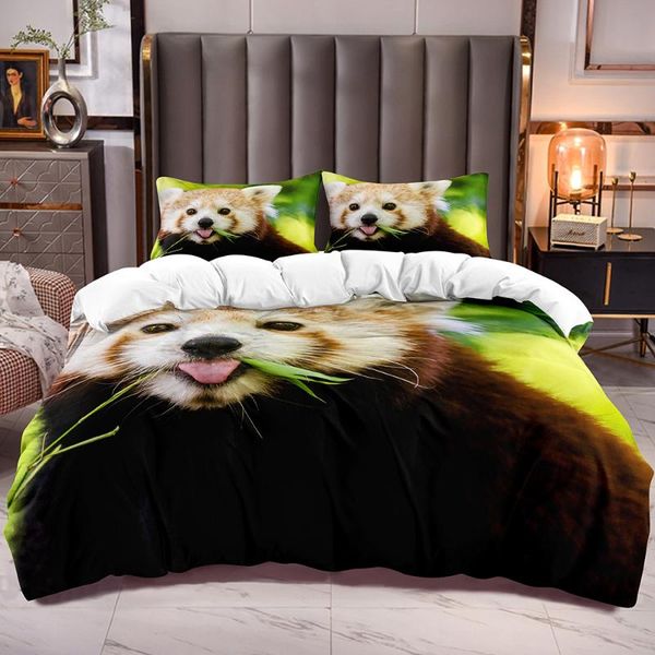 bedding sets boys girls duvet cover with red panda 3d pattern kids comforter print animal theme white reverse microfiber
bedding sets boys girls duvet cover with red panda 3d pattern kids comforter print animal theme white reverse microfiber